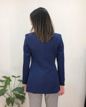 Blazer alongado Luiza - Marinho Navy