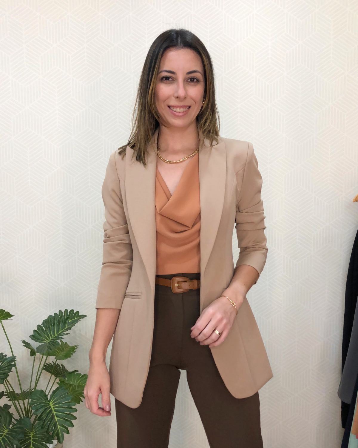 Blazer alongado Luiza - Noz Moscada