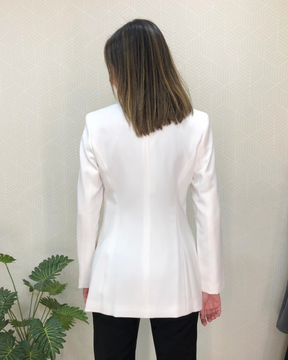 Blazer alongado Luiza - Off White