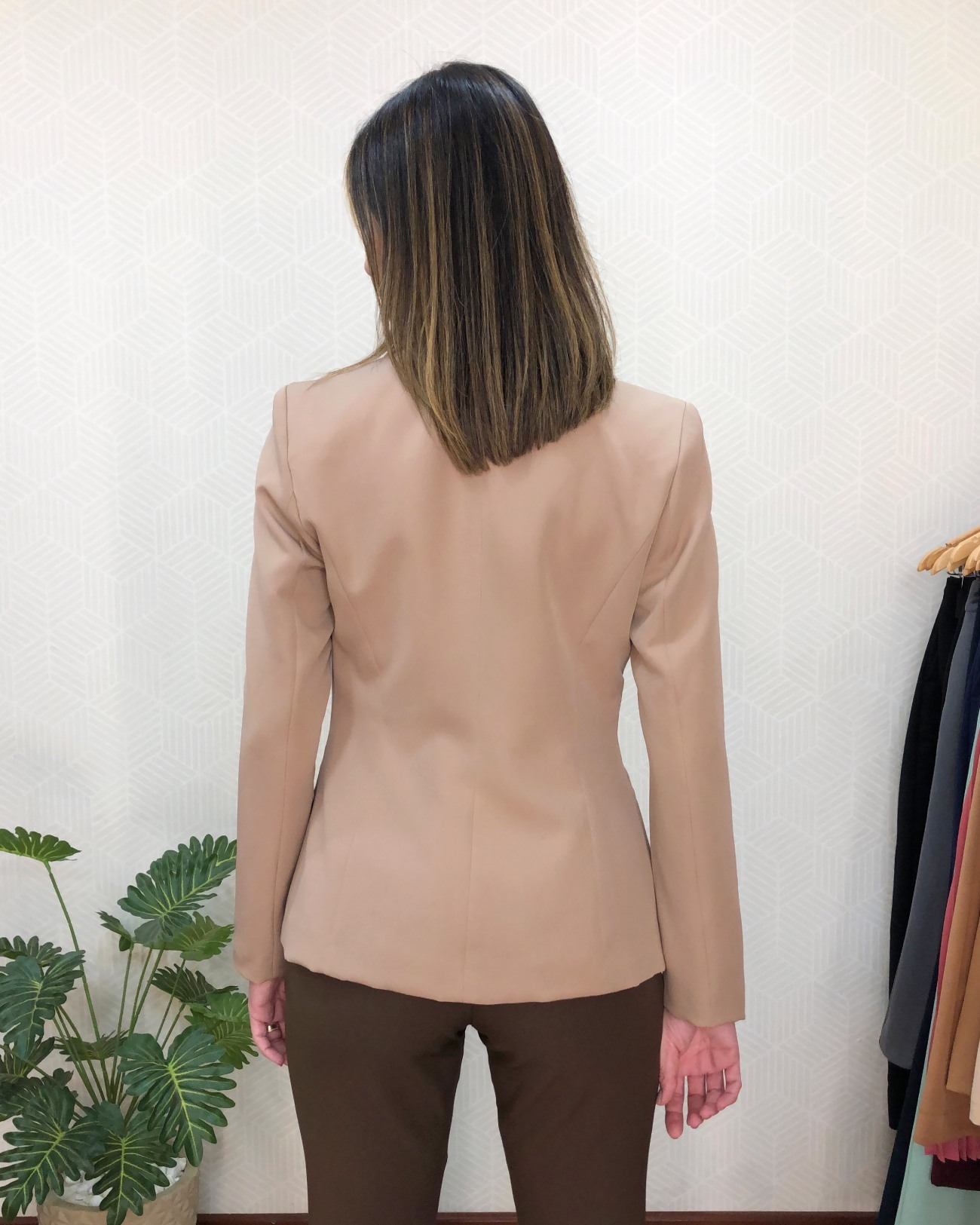 Blazer clássico Camila - Noz Moscada